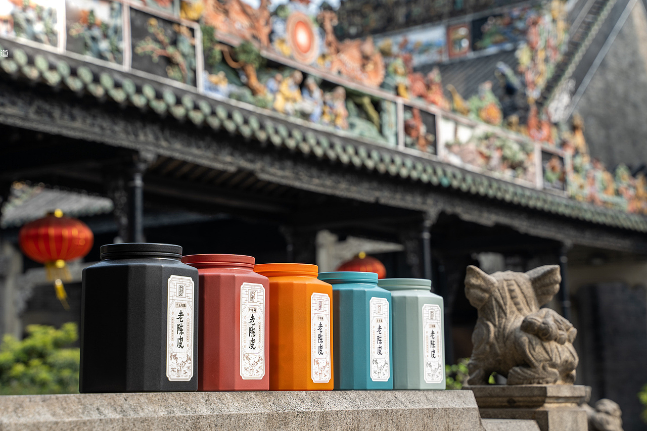 义统×皆行设计：老皮的茶，陈皮包装设计（图ZMTcwNzYzMjYw） - 包装 - 站酷设计师皆行创意设计原创素材 - 站酷ZCOOL