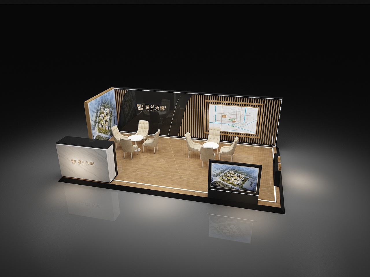 房地产展会（图ZMTczOTYzMjUy） - 展陈设计 - 站酷设计师设计小丸子j原创素材 - 站酷ZCOOL