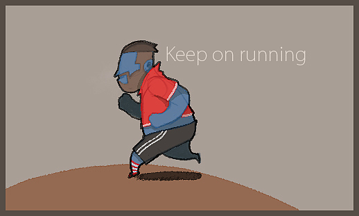 Keep on running（图ZMTc0MTg1NDA=） - 网络表情 - 站酷设计师光怪原创素材 - 站酷ZCOOL