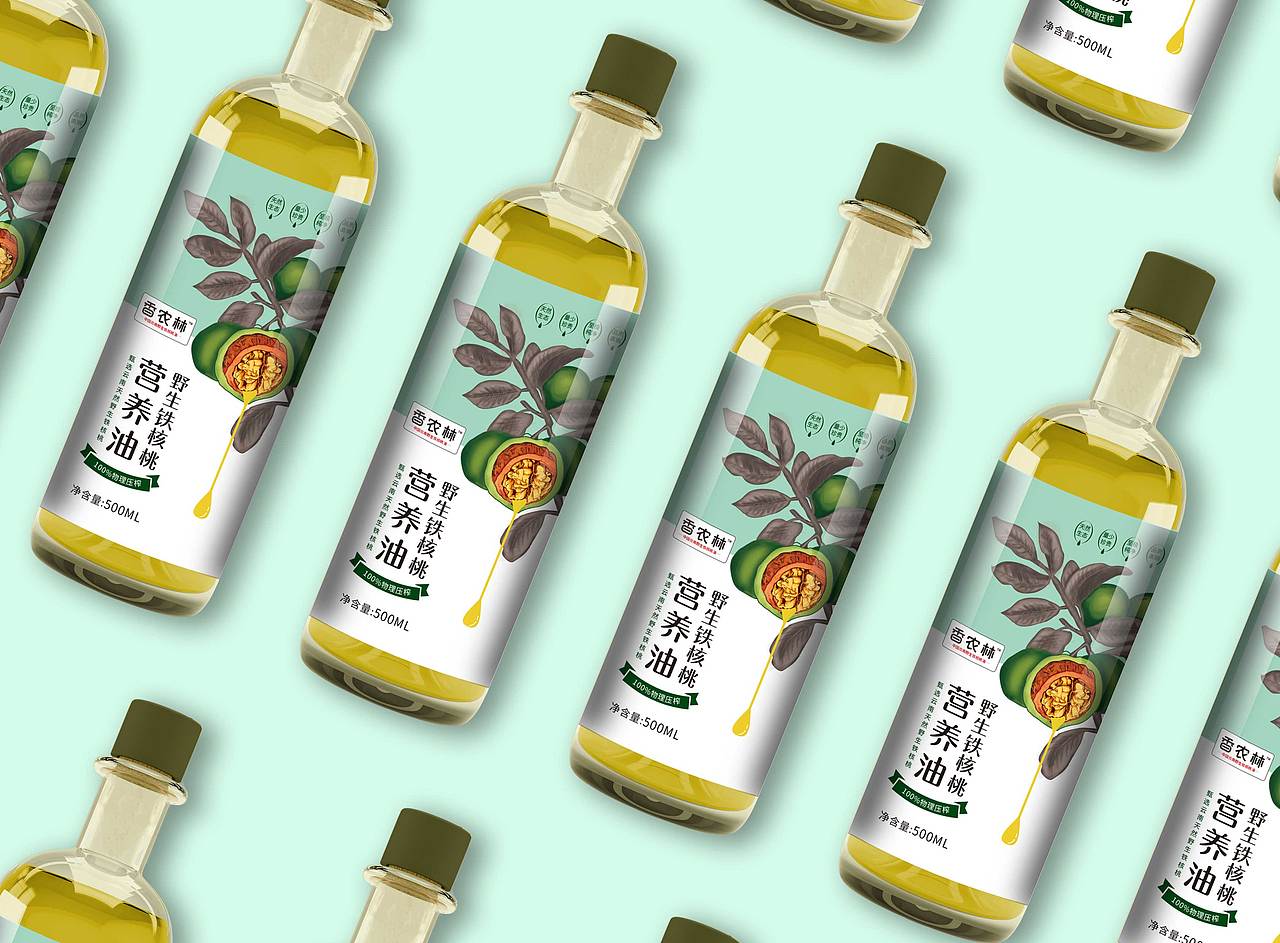 核桃油包装设计