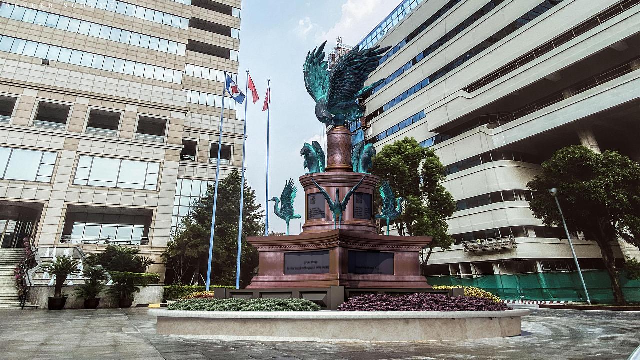 上海微创医疗总部雕塑设计|纯艺术|雕塑|积成 - 原创作品 - 站酷