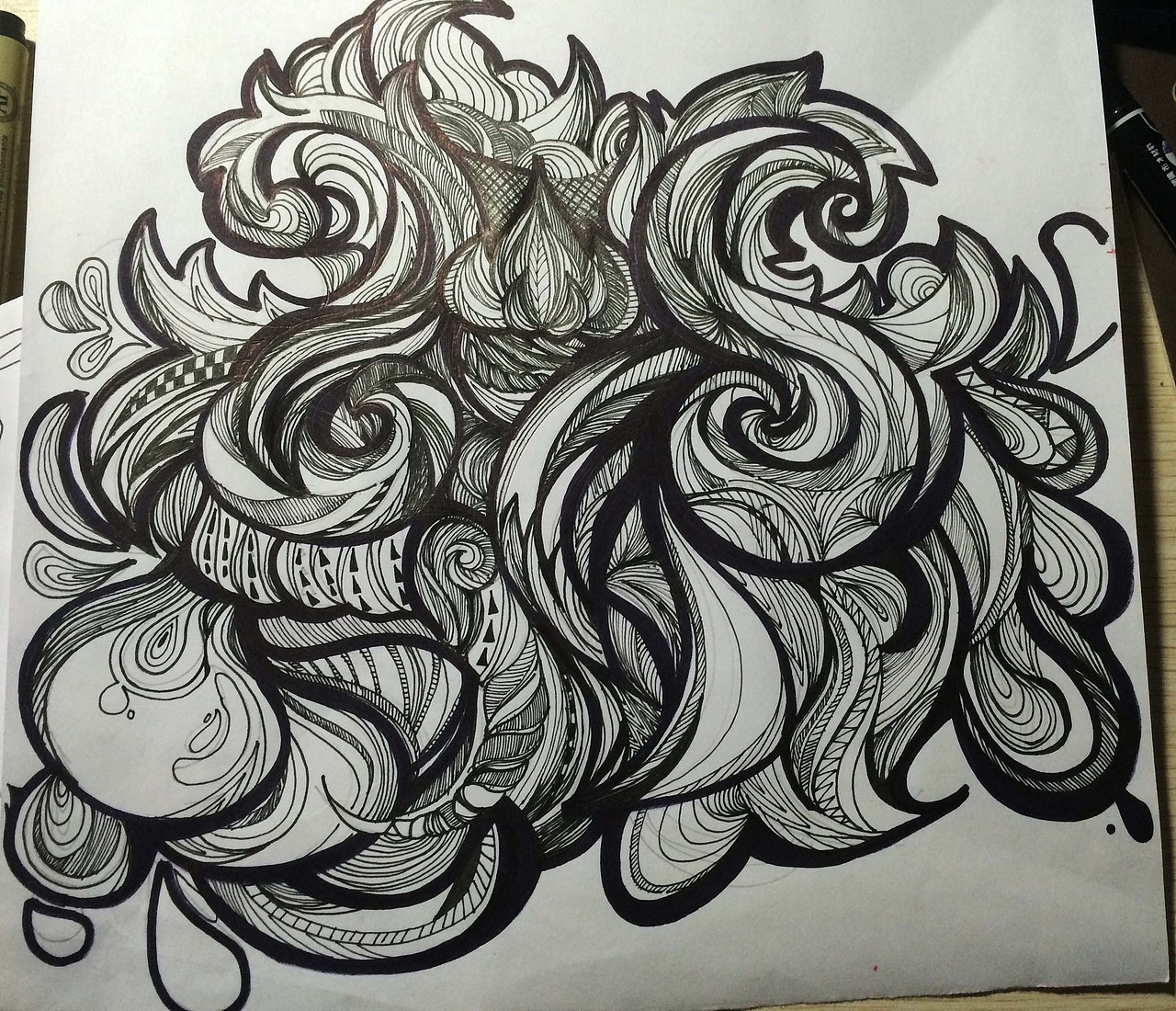 针管笔|插画|创作习作|美宝啾咪_原创作品-站酷zcool