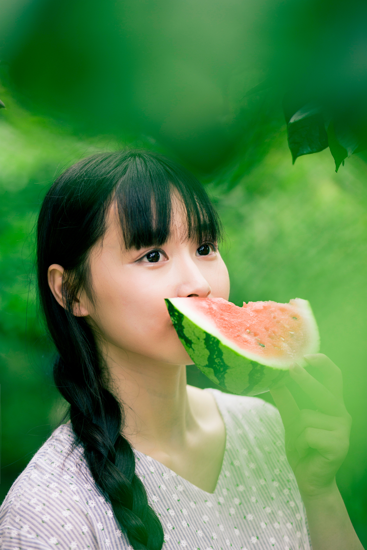 半夏的西瓜少女