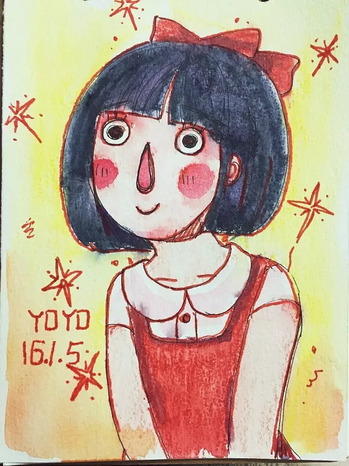 2016年水彩作品（图ZMTA2NjQ1NjM2） - 艺术插画 - 站酷设计师有柚子原创素材 - 站酷ZCOOL