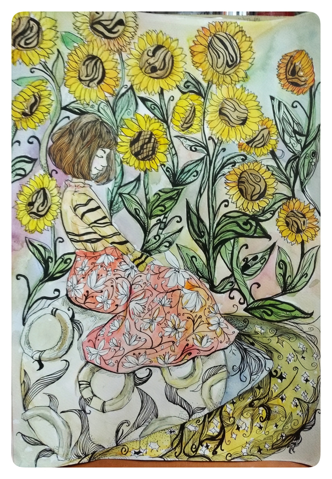 最近的状态（图ZMTA4MjgzNDQw） - 艺术插画 - 站酷设计师山今敏仪原创素材 - 站酷ZCOOL