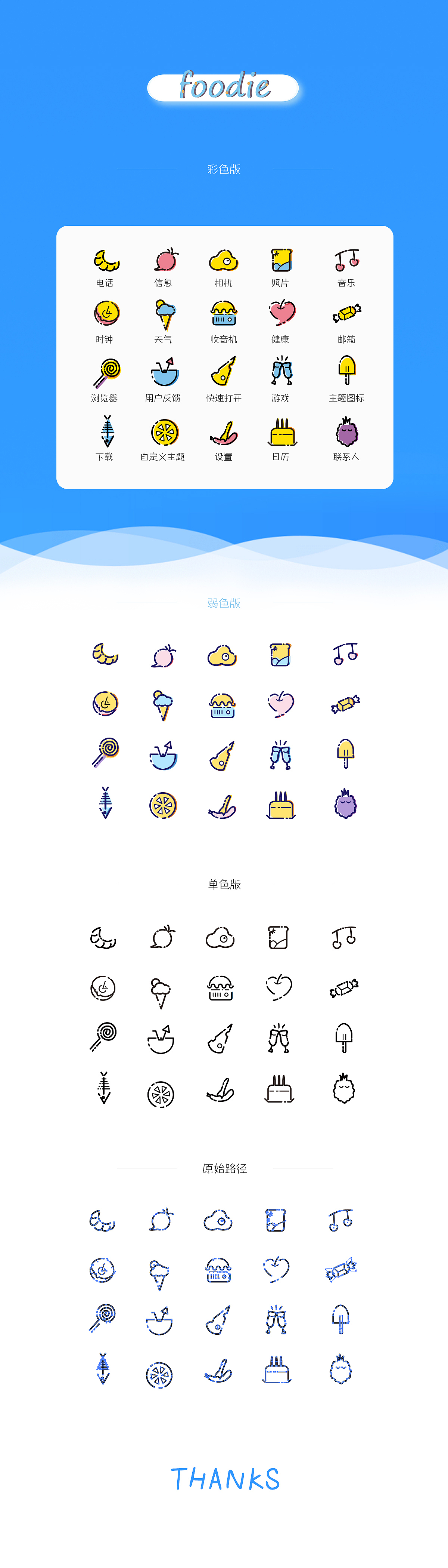 icon图标创作 foodie美食家（图ZNTUxNjE1ODQ=） - 图标 - 站酷设计师GingerXi原创素材 - 站酷ZCOOL