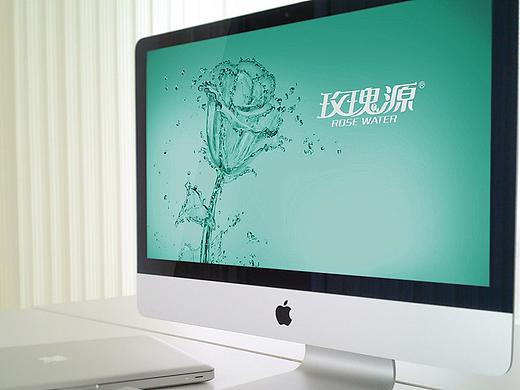 集致设计为西安玫瑰园饮用水有限公司设计整体品牌