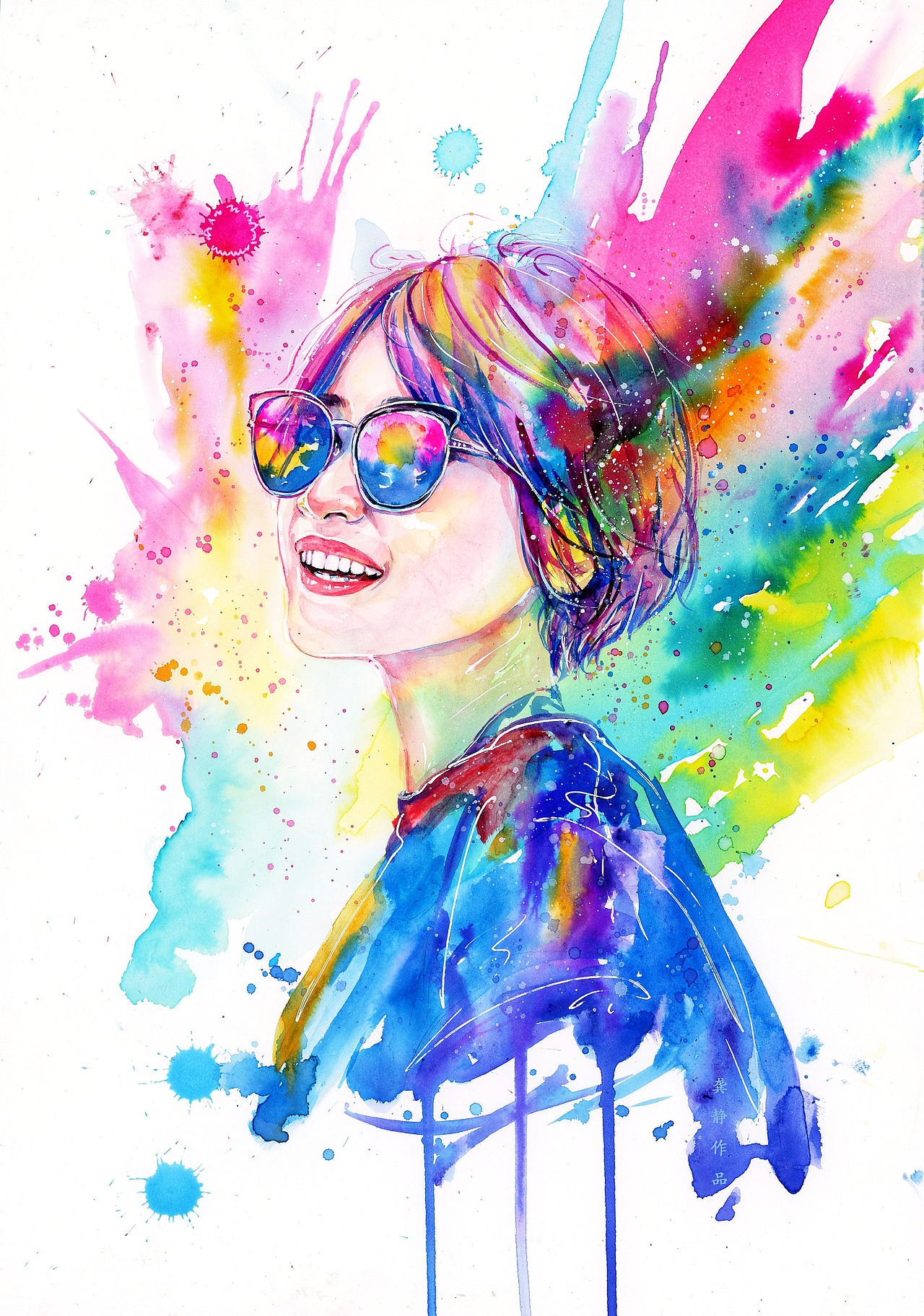 日常約畫創(chuàng)作稿分享～（圖ZMTc4MDg5ODAw） - 商業(yè)插畫 - 站酷設(shè)計(jì)師龔靜水彩畫原創(chuàng)素材 - 站酷ZCOOL