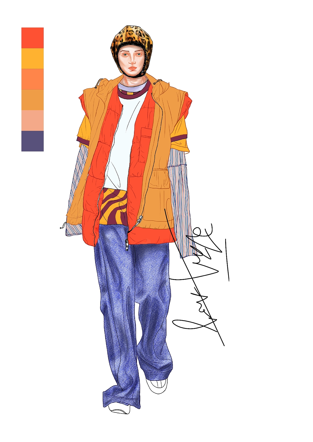 Ps板绘时装效果图