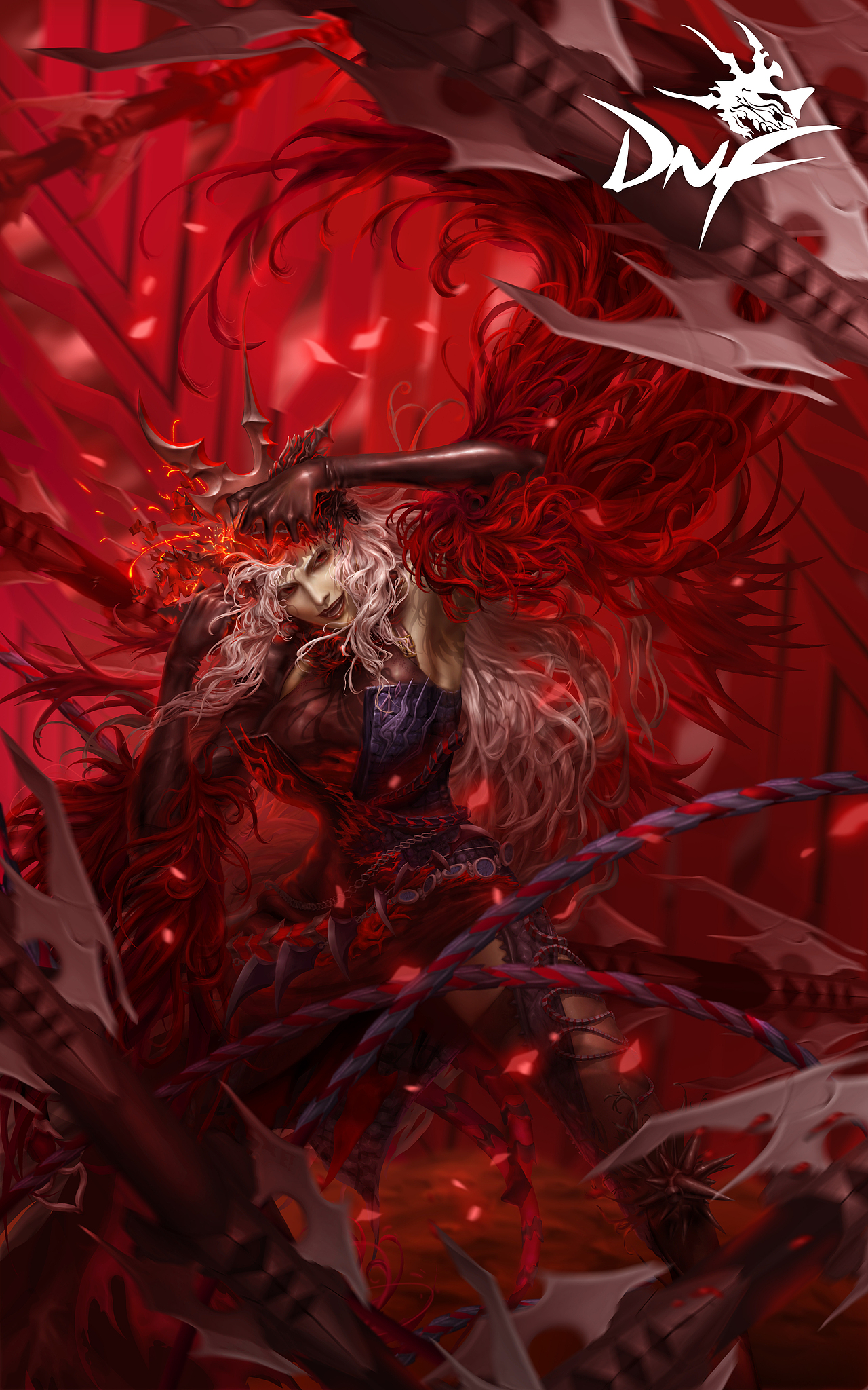 dnf极诣契魔者同人插画