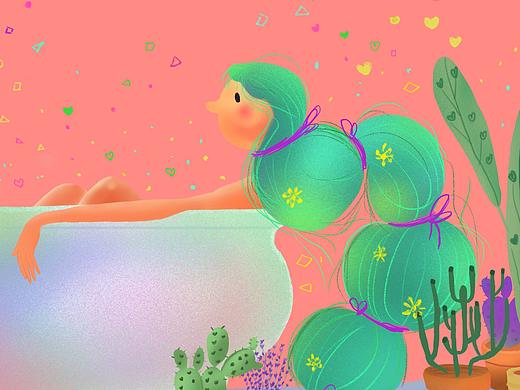 插画练习（个人主页-ZMzEwNjE5ODA=） - 艺术插画 - 站酷设计师绿山羊原创素材 - 站酷ZCOOL