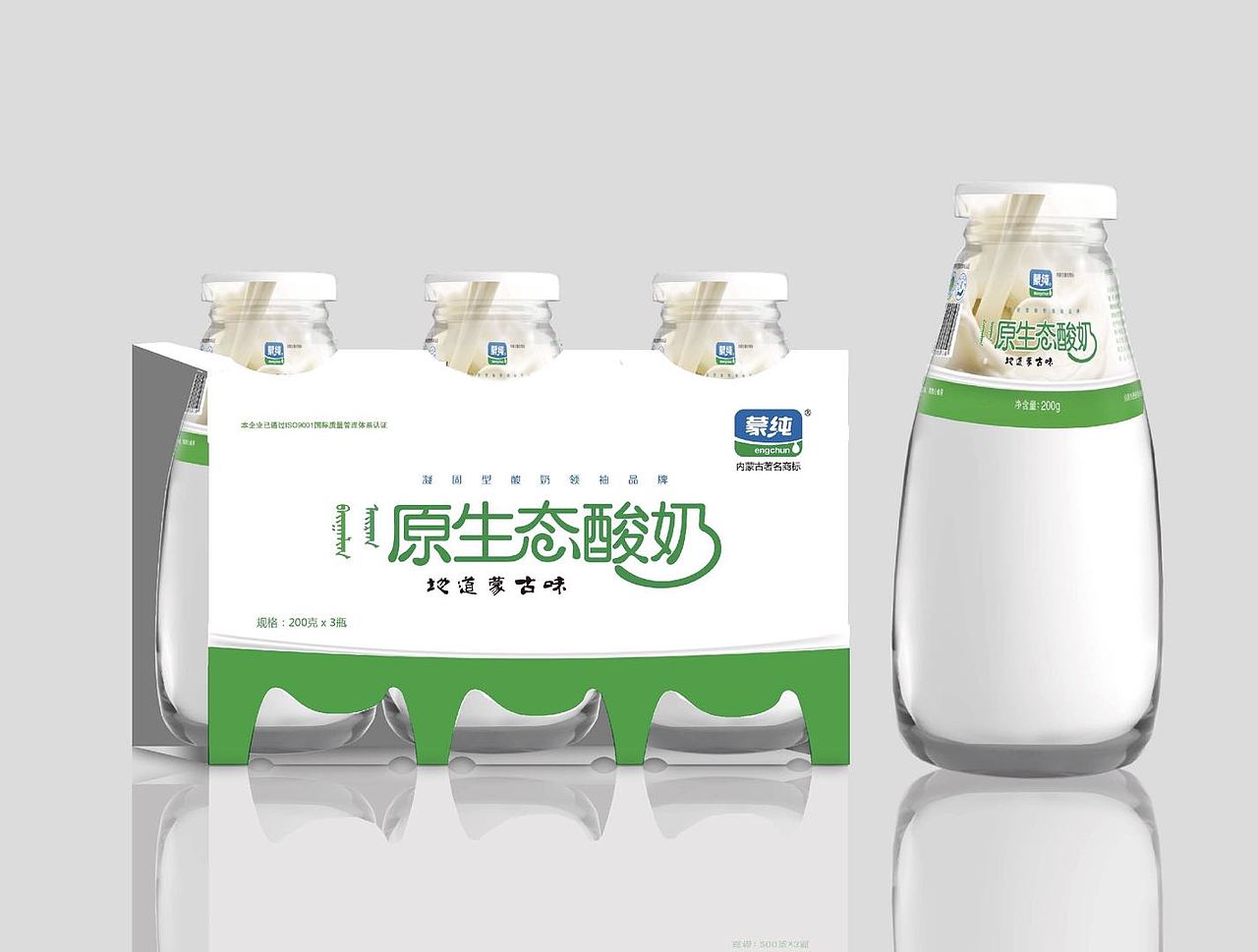 蒙纯-原生态酸奶