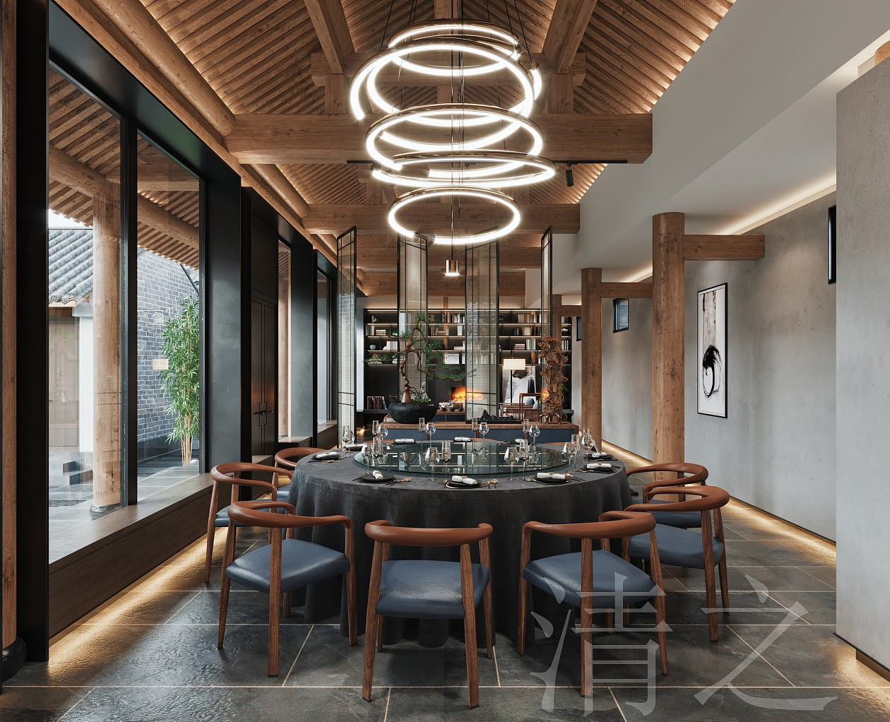 细节感满满的|新中式餐厅|空间|酒店餐饮设计|乜清之 - 原创作品