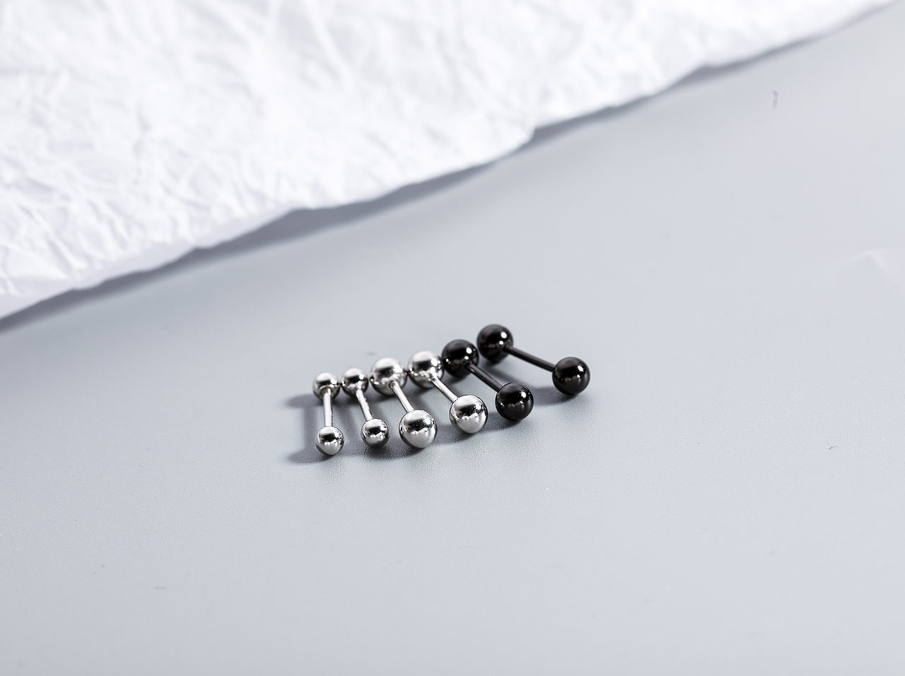 银饰品耳钉耳环首饰拍摄/电商静物产品拍照/小清新饰品