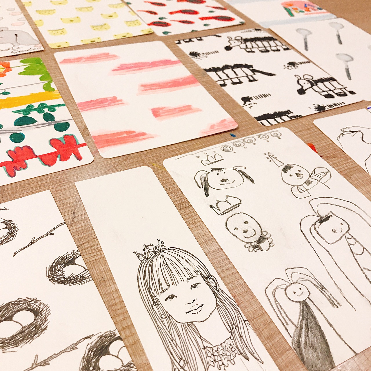 两张爱不释手的书卡