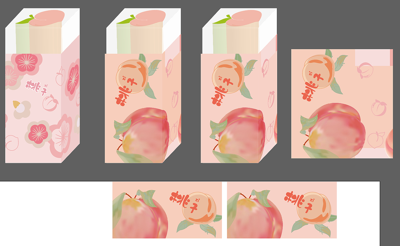 桃子素材包装设计