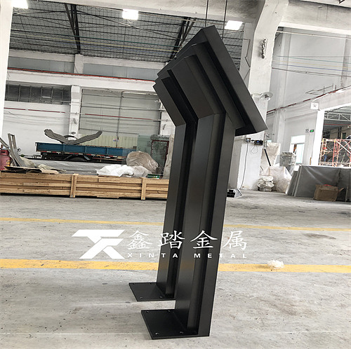 售楼部小区人脸识别不锈钢门禁机支架、不锈钢门口机