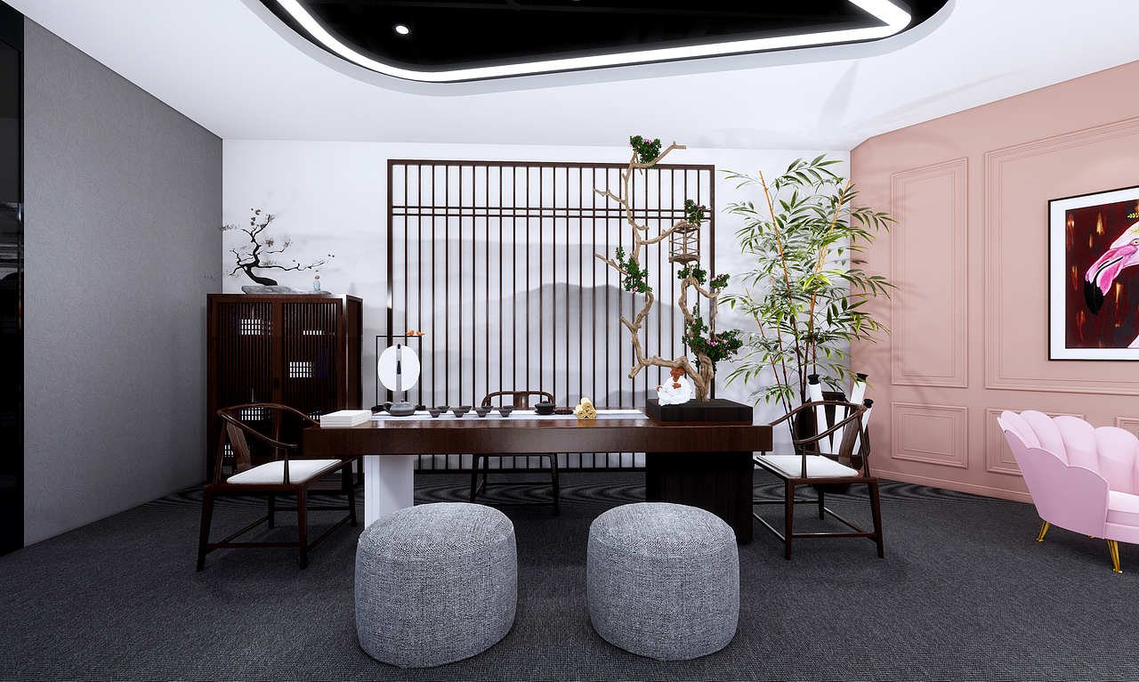 南京潮男集团办公室装修（图ZMjM3MDYxNTg4） - 家装设计 - 站酷设计师史椿椿原创素材 - 站酷ZCOOL