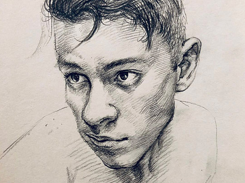 手绘素描,速写,丙烯画,油画创作