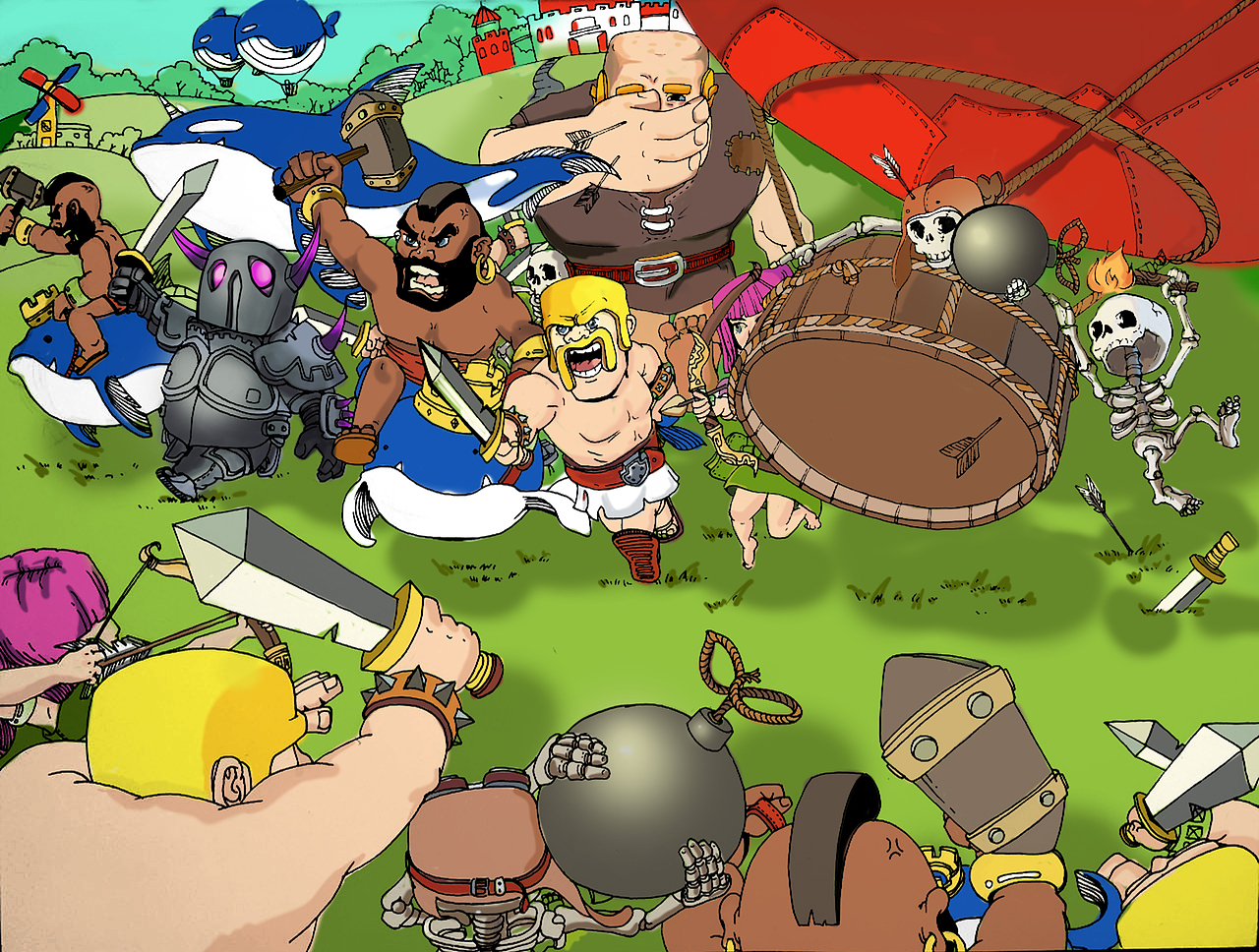 皇室战争 同人图|动漫|单幅漫画|eugue - 原创作品 - 站酷 (zcool)