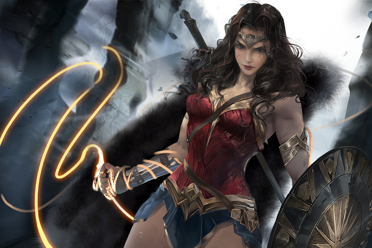 原画/神奇女侠|插画|游戏原画|ggcc1969 - 原创作品 - 站酷 (zcool)