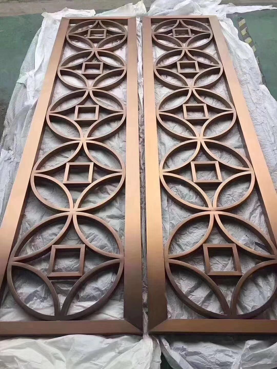 家用屏风 不锈钢屏风 玄关走廊客厅电视背景隔断墙（图ZMjYxMzA3NDA4） - 建筑设计 - 站酷设计师众亿金属制品原创素材 - 站酷ZCOOL