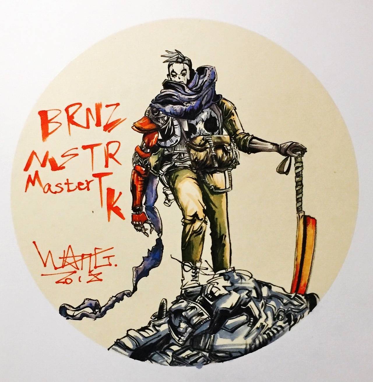 3a toys|插画|插画习作|魁斗山 - 原创作品 - 站酷 (zcool)