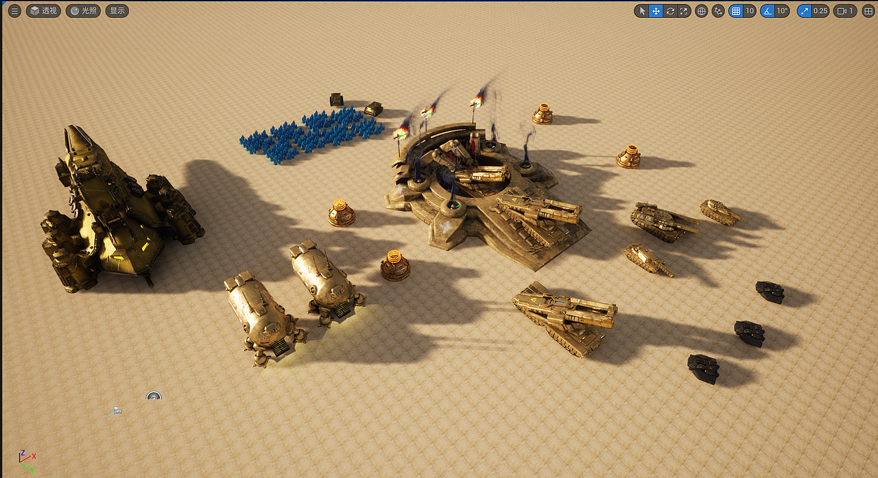 即时战略游戏场景