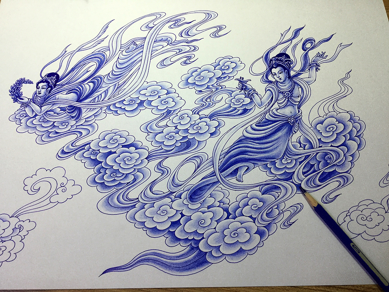 我与深圳乐家设计合作的商业插画