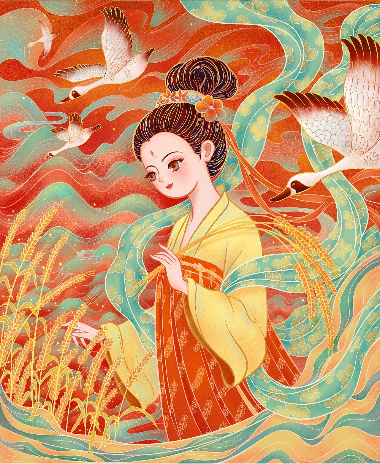 古风商业插画