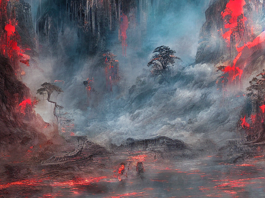 #AI创作实验室#地狱世界