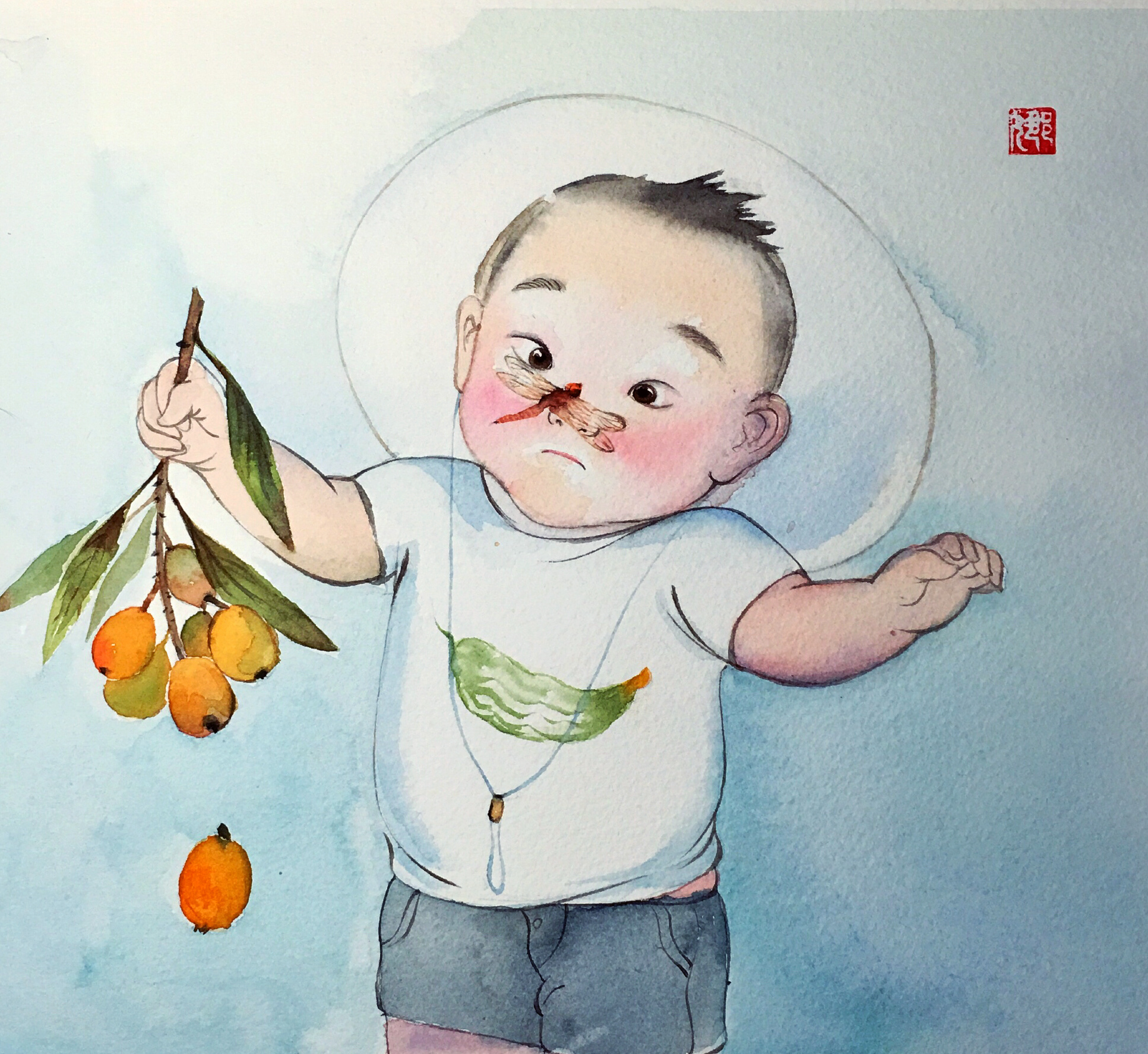 临摹皇小小的小朋友