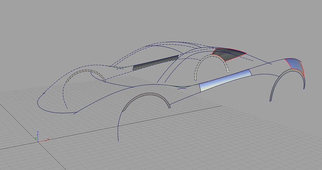 McLaren P1 Alias 建模教程（图ZOTM3OTY0MTI=） - 交通工具 - 站酷设计师Adleyou原创素材 - 站酷ZCOOL