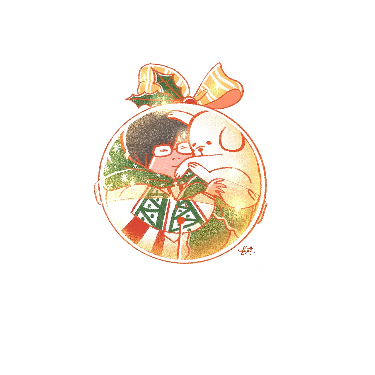 🎄圣诞2018🎄如何把女孩塞进some Christmas stuff（图ZMTM5Mjg0MDI0） - 商业插画 - 站酷设计师Haku_uko原创素材 - 站酷ZCOOL