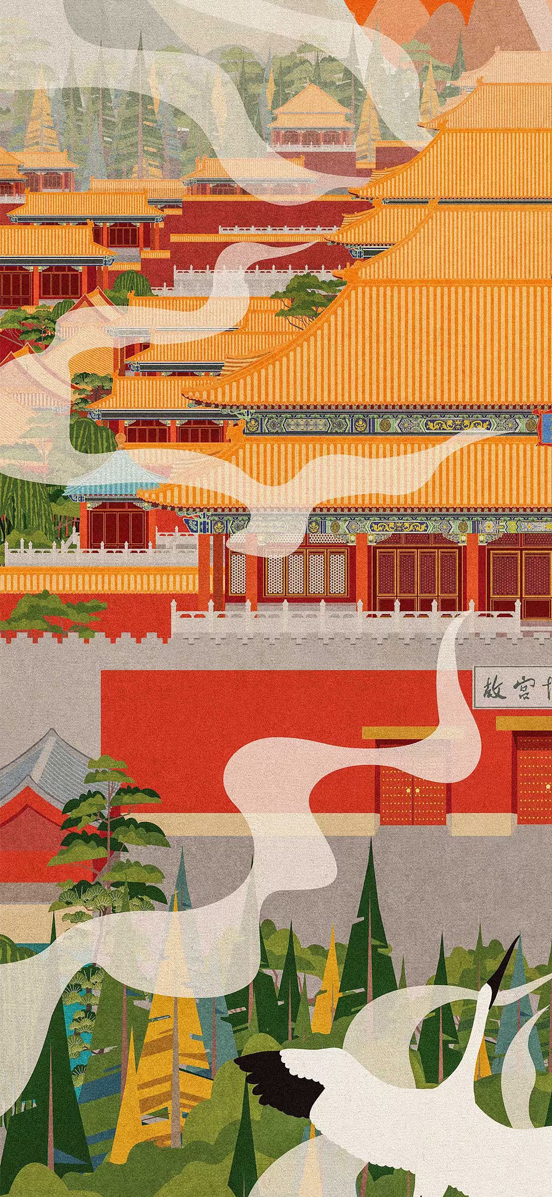 故宫博物馆600周年插画