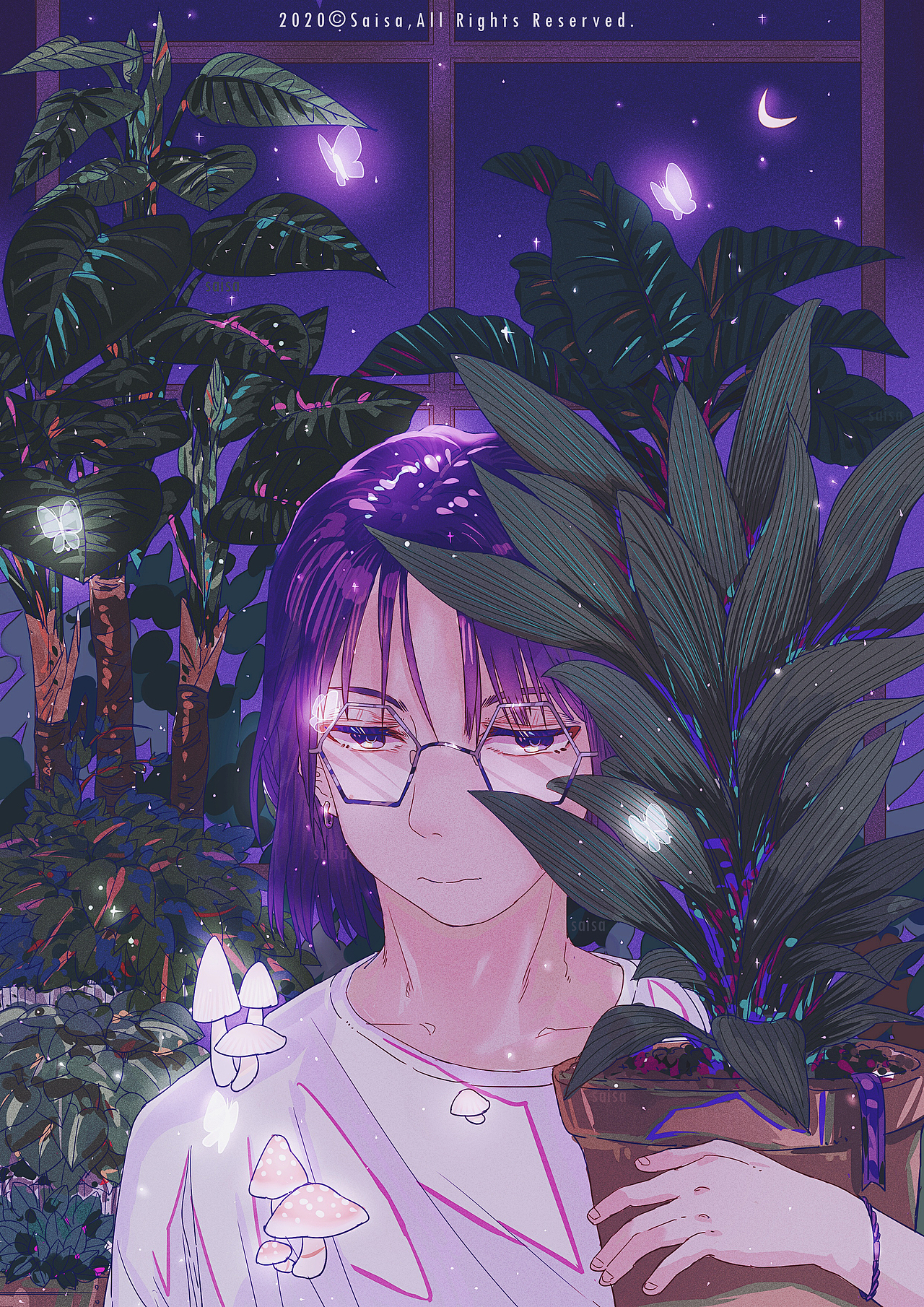 2020岁差的不眠夜（插画年终总结）（图ZMjQwNzI0NTg0） - 艺术插画 - 站酷设计师岁差原创素材 - 站酷ZCOOL