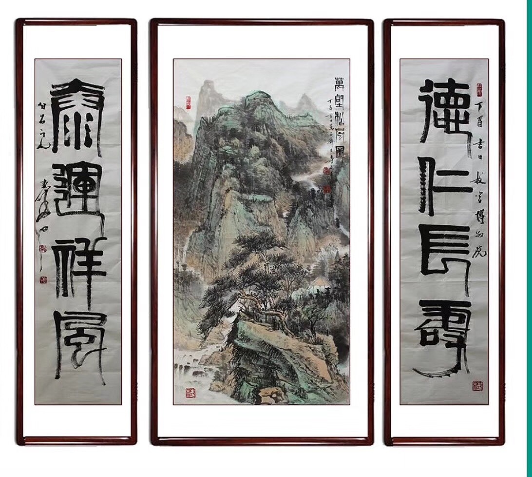 白石弟子张寿石先生作品