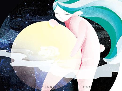 四季“夜辰”插画