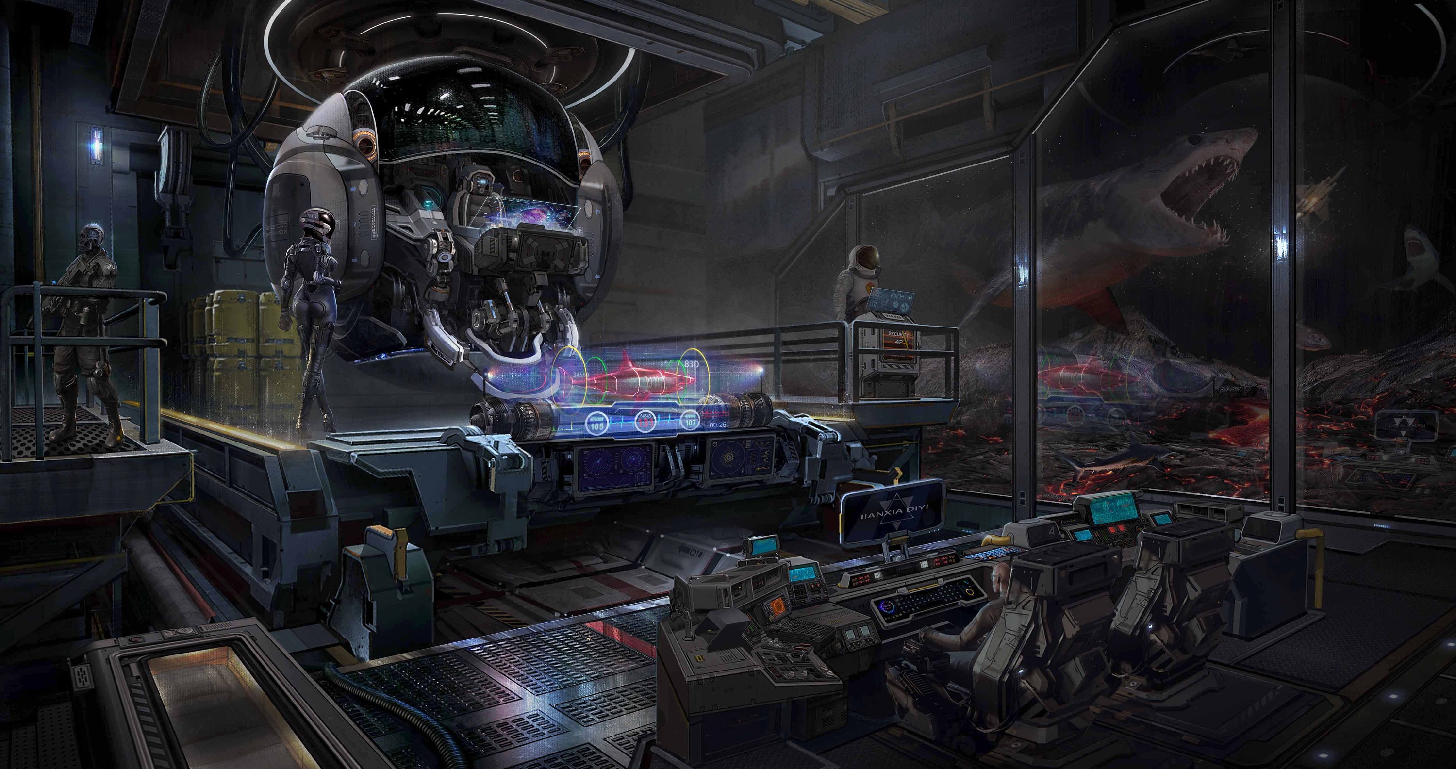 科幻项目图|插画|游戏原画|唐人1989 - 原创作品 - 站酷 (zcool)