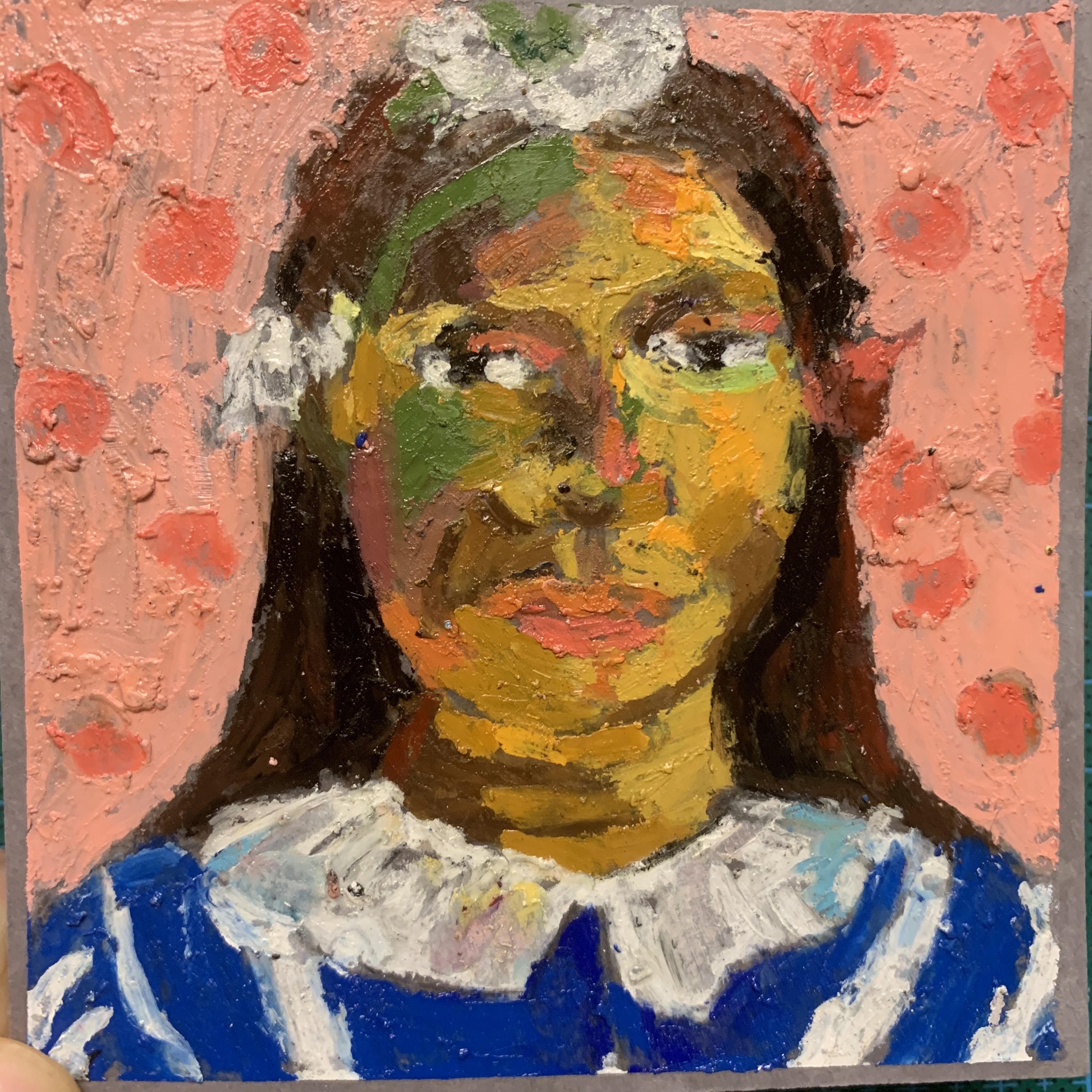 蜡笔肖像练习|插画|插画习作|唆麻饼干 - 原创作品 - 站酷 (zcool)