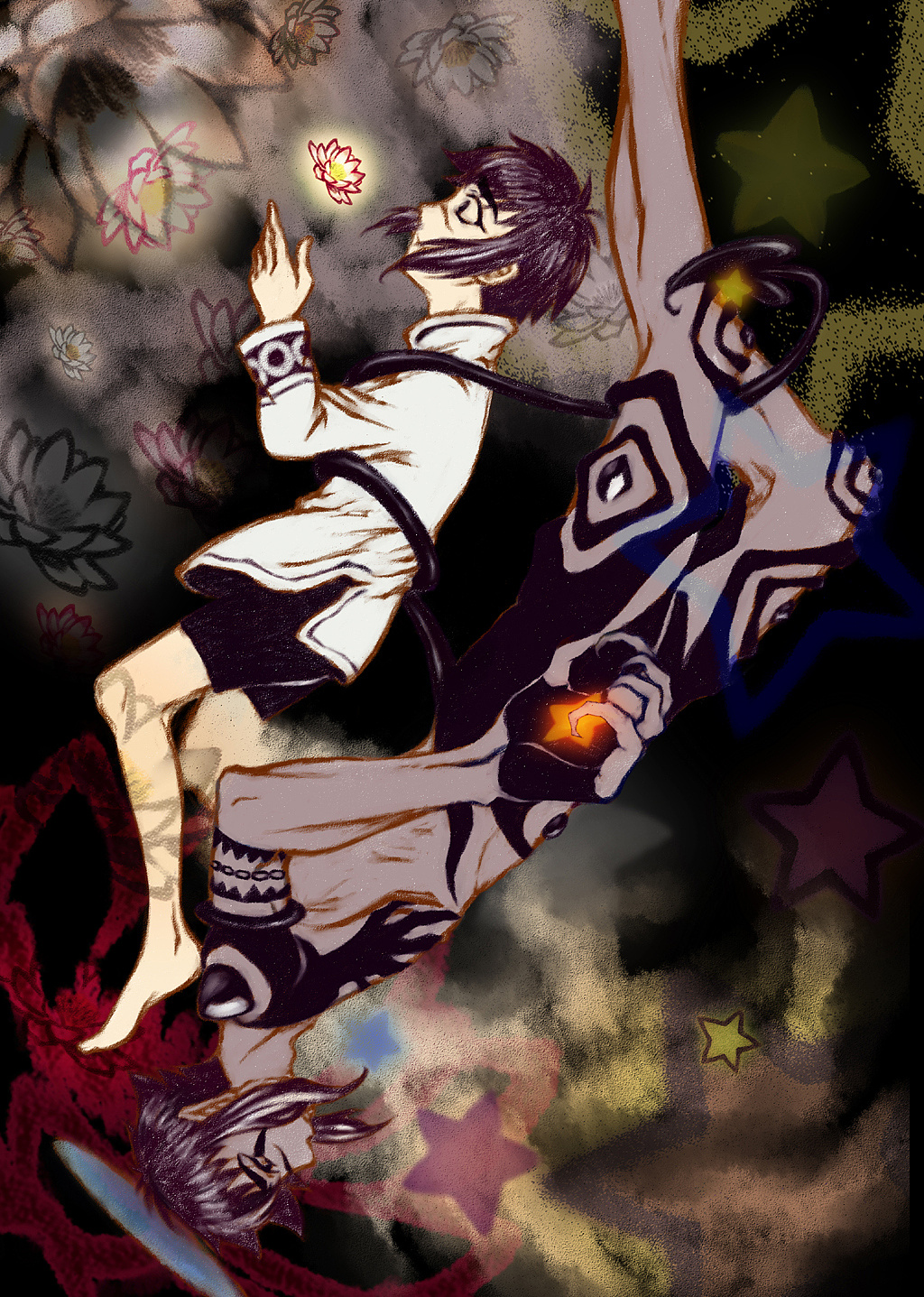 d.gray-man 阿尔玛x神田优同人绘本《つないだ手にキスを》