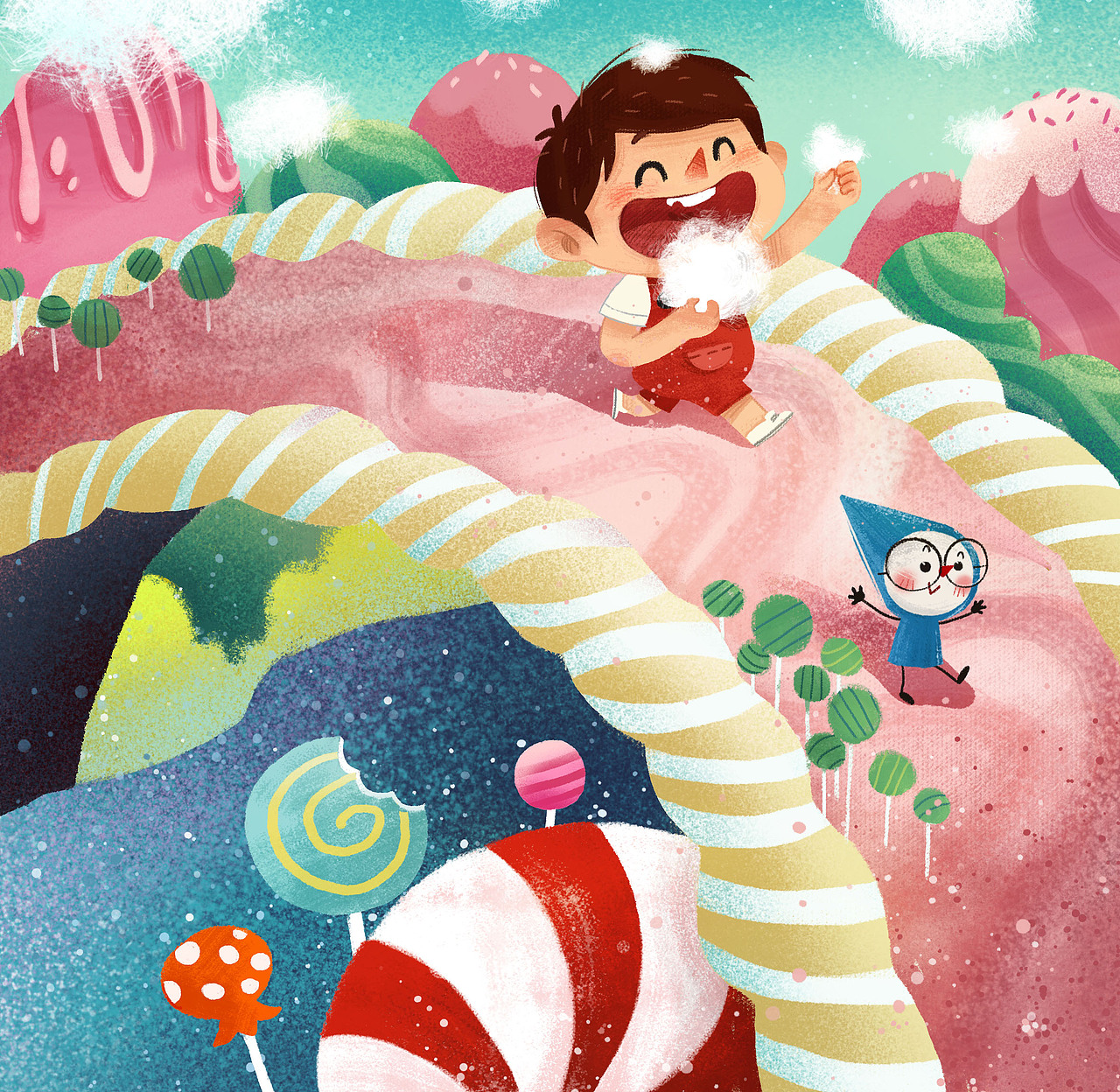 2017作品汇-MOMO插画路