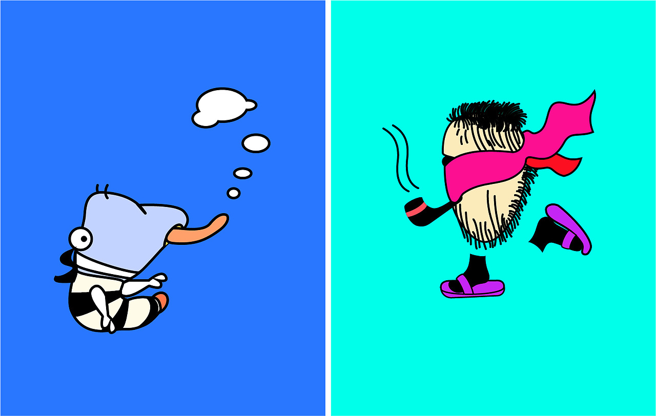 奇奇怪怪随记1——20220223（图ZMjg5NzY5NDQ4） - 艺术插画 - 站酷设计师Little_d_小小D原创素材 - 站酷ZCOOL