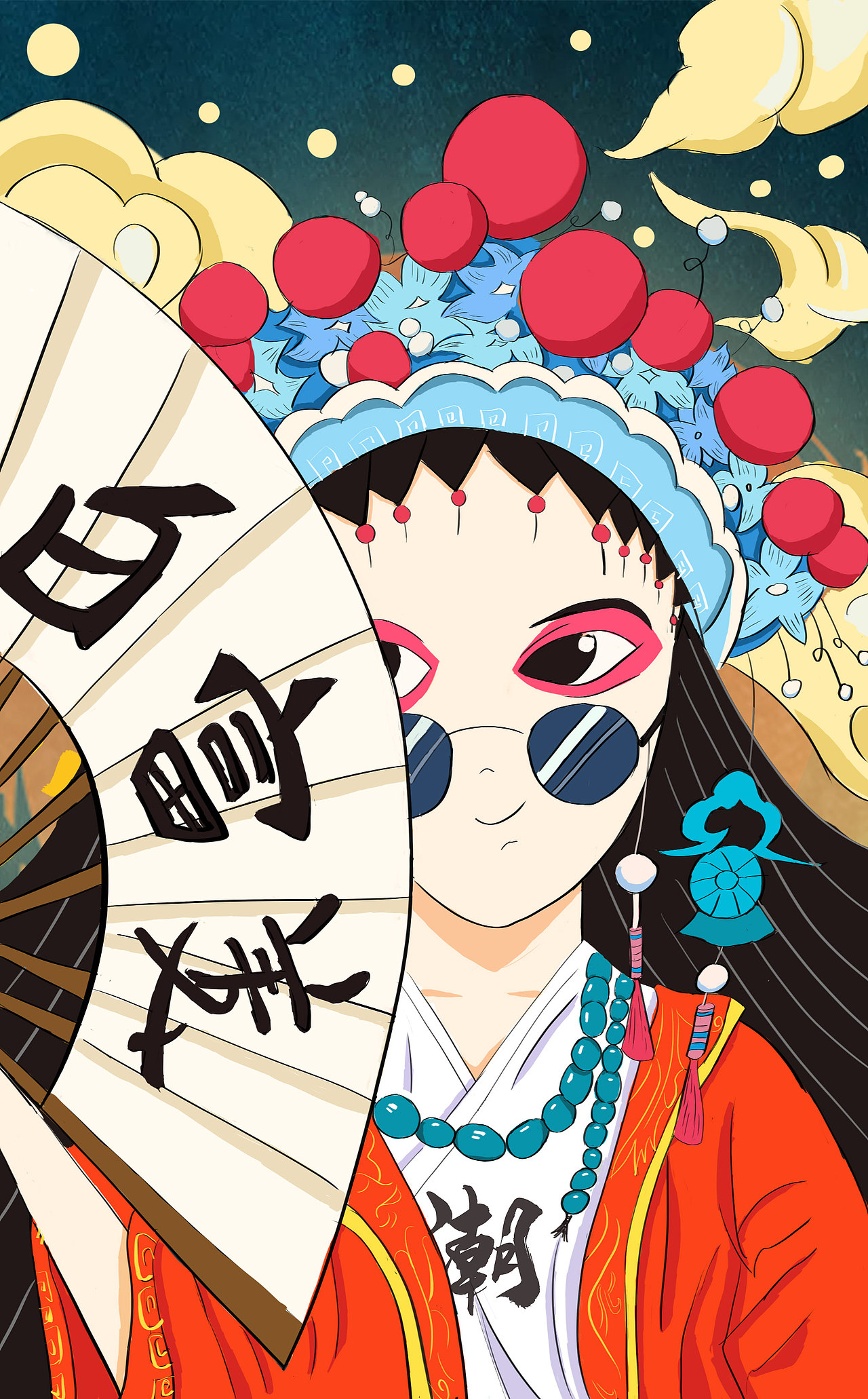 国潮风海报（图ZMTc4NDU5NzAw） - 海报 - 站酷设计师枝画原创素材 - 站酷ZCOOL