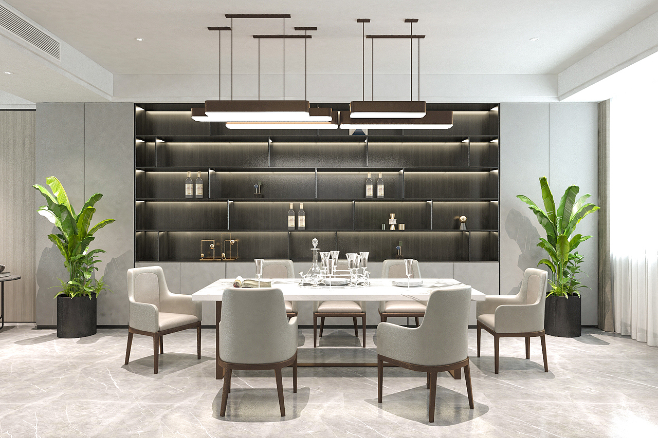 现代简约别墅（图ZMjI2Njg2NTc2） - 家装设计 - 站酷设计师理想全案设计原创素材 - 站酷ZCOOL