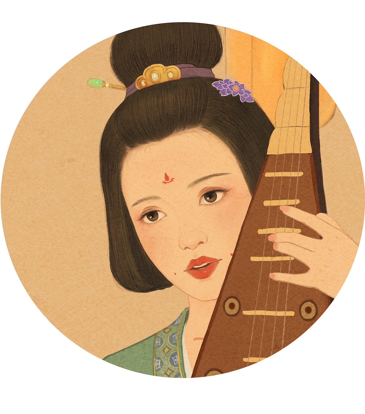 琵琶行|插画|创作习作|孙启鑫_原创作品-站酷zcool