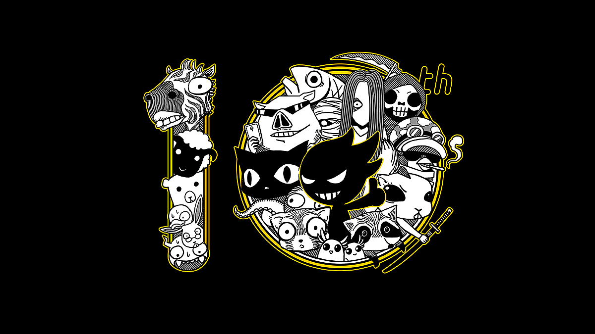 站酷十周年—热闹的10（图ZNTQwMzk4NDQ=） - 创作习作 - 站酷设计师汐沥原创素材 - 站酷ZCOOL