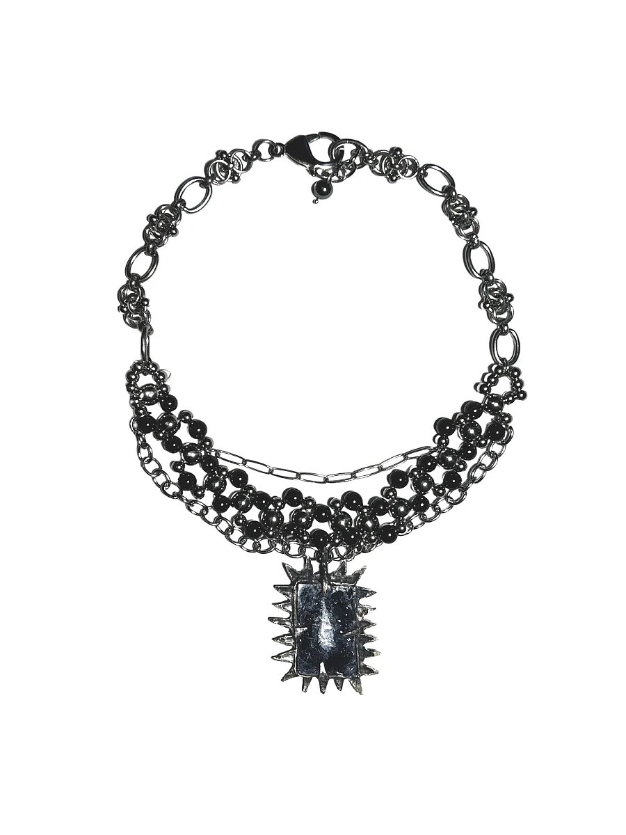 血与心脏_原创设计首饰插画双面吊坠