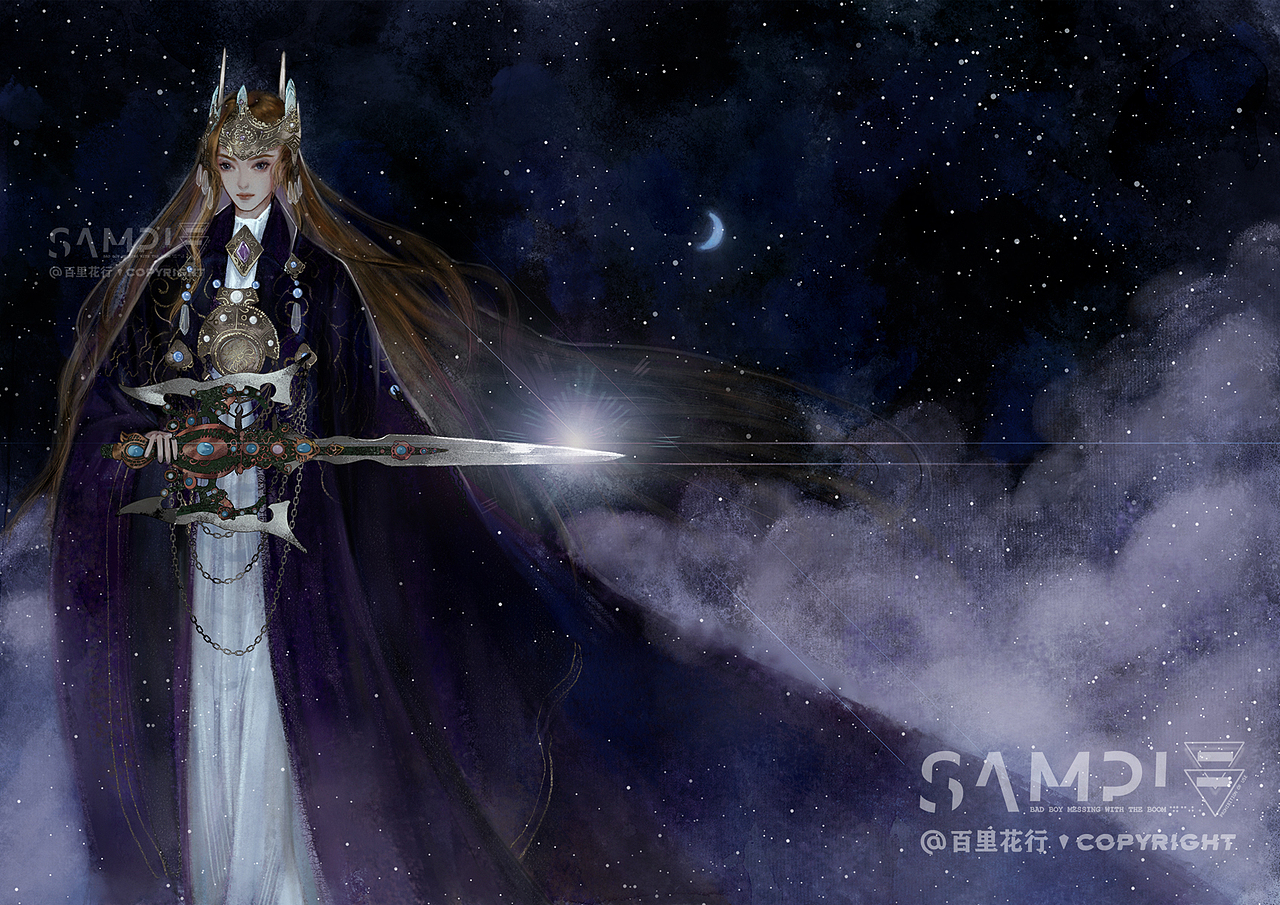 古风插画（图ZMjczNjAyNDY0） - 商业插画 - 站酷设计师百里花行l原创素材 - 站酷ZCOOL