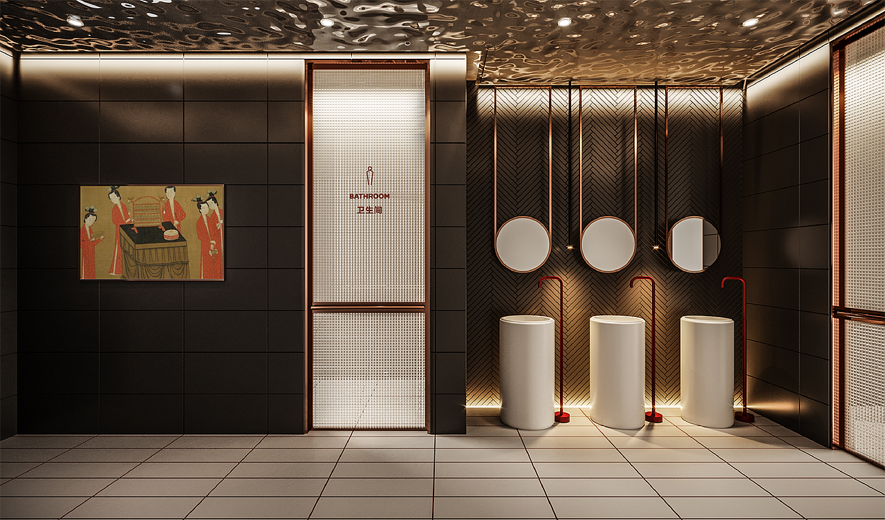 豪渝火锅·重庆潮流先锋概念店 | 魔戏空间设计案例（图ZMjYwODcwMDQ4） - 酒店餐饮设计 - 站酷设计师魔戏空间设计原创素材 - 站酷ZCOOL